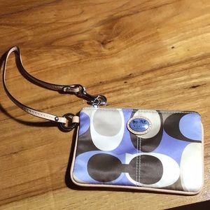 ❌ SOLD ❌ Designer Coach Multi Colored Wristlet